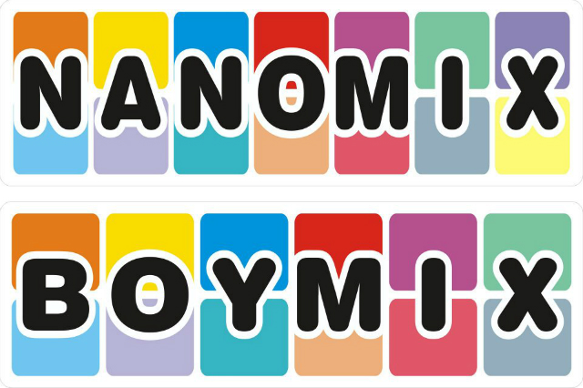 Nanomix ve Boymix marka logoları