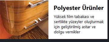 Polyester Mobilya Boyaları