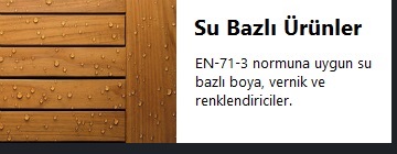 Su Bazlı Mobilya Boyaları