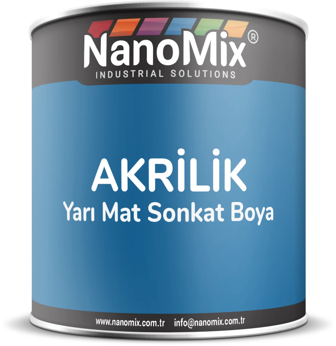 Nanomix Akrilik Yarı Mat Sonkat Boya ürün ambalajı