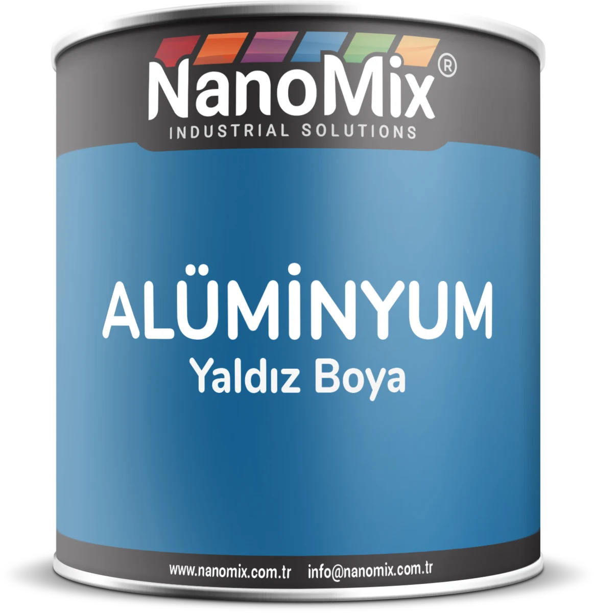 Nanomix Alüminyum Yaldız Boya ürün ambalajı