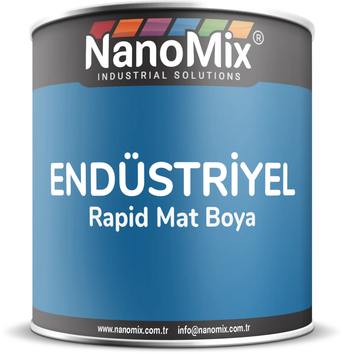 Nanomix Endüstriyel Rapid Mat Boya ürün ambalajı