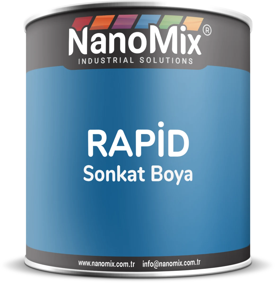 Nanomix Rapid Sonkat Endüstriyel Boya ürün ambalajı