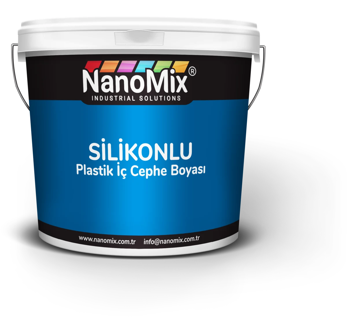 Nanomix Silikonlu Plastik İç Cephe Boyası ürün ambalajı